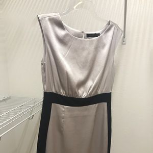 Colorblock Silver and Black Limited dress